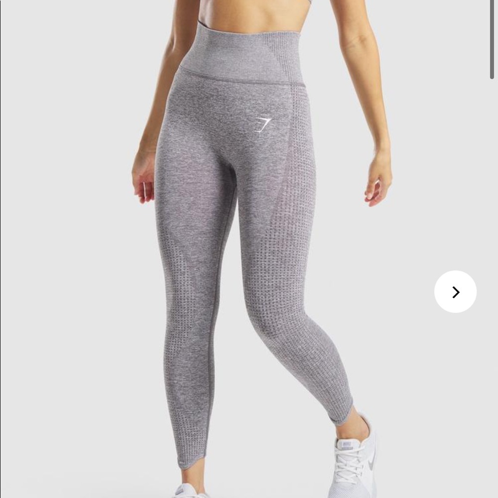 Gymshark vital rise leggings in Smokey grey mark